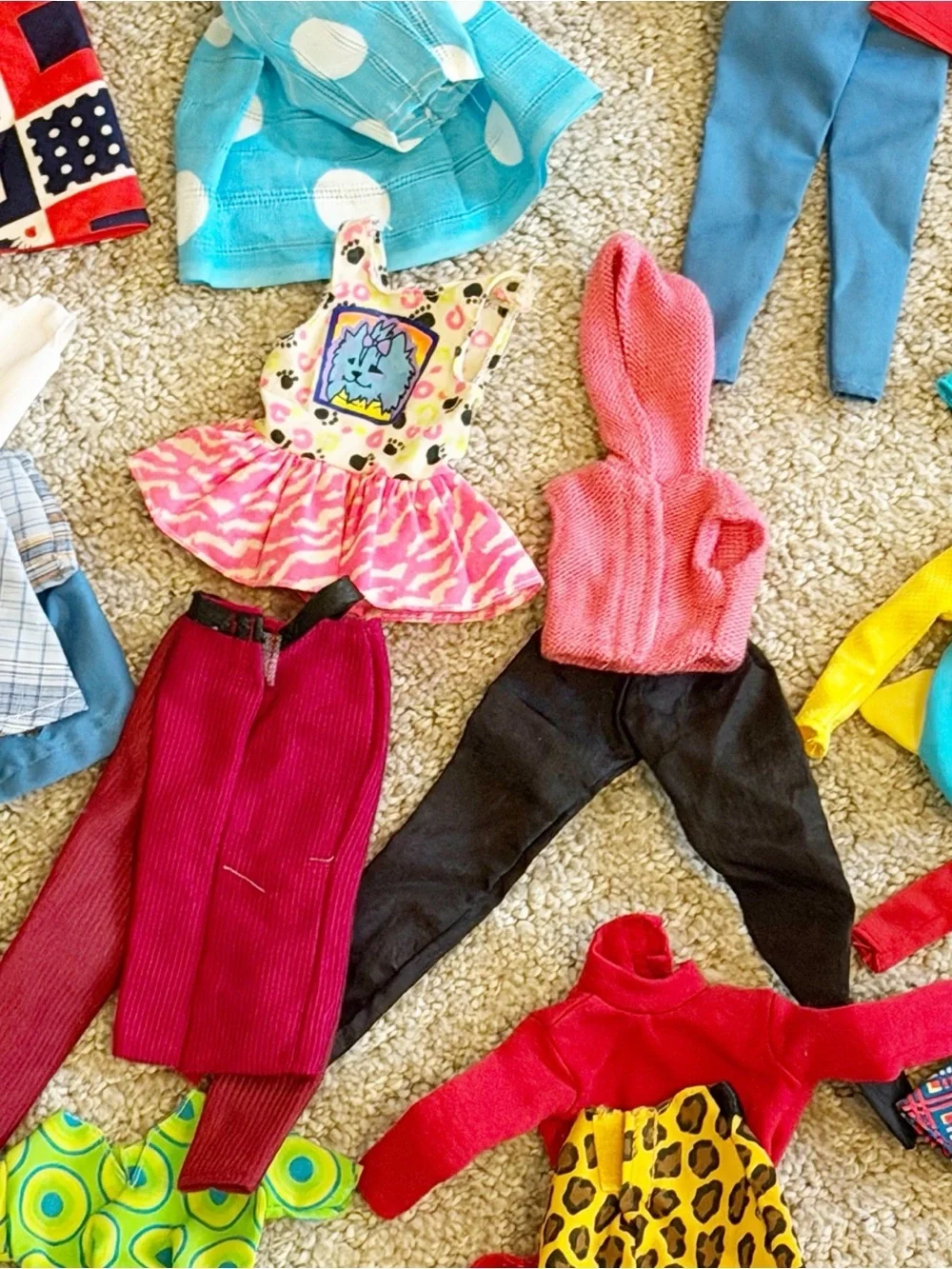 Vintage Barbie Doll Clothing Lot Clone Mommy Made 60’s/70’s/80s Handmade Outfits